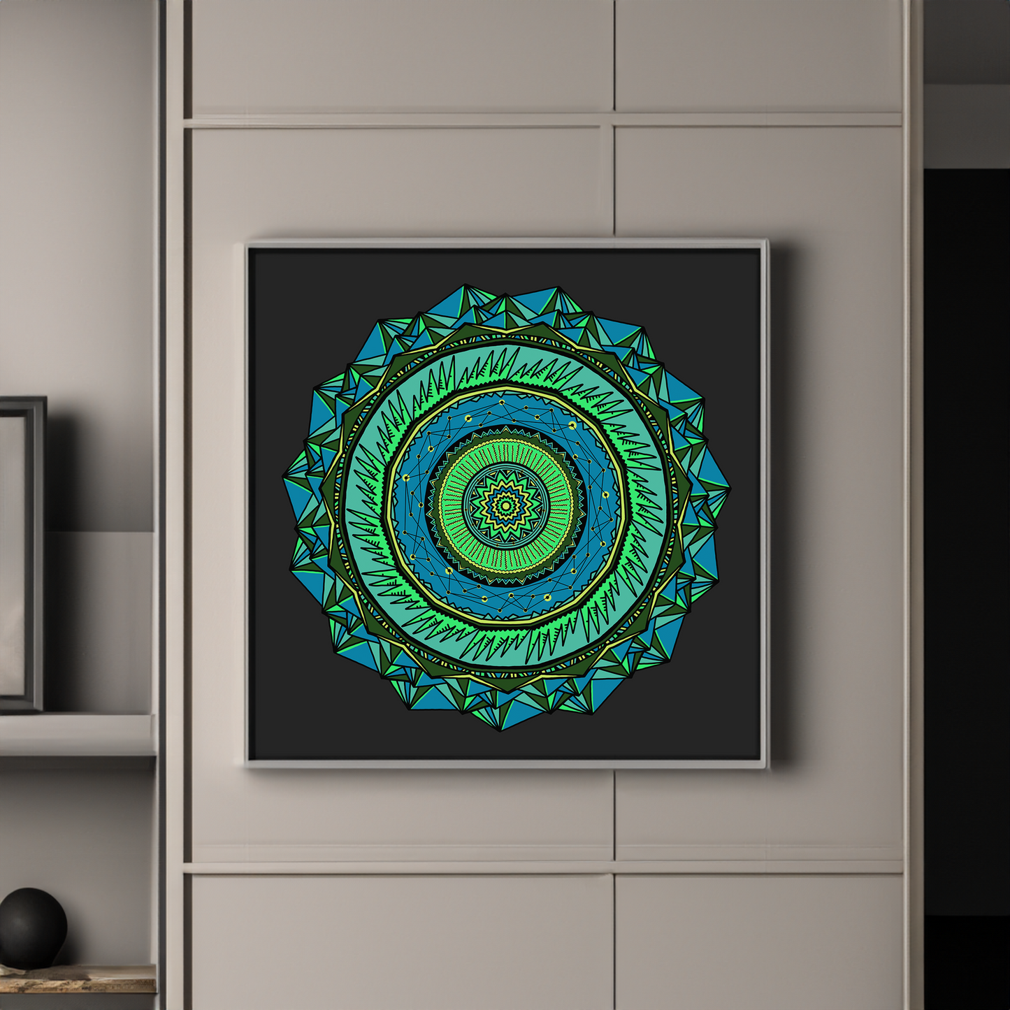 Energycore Blue Art Print