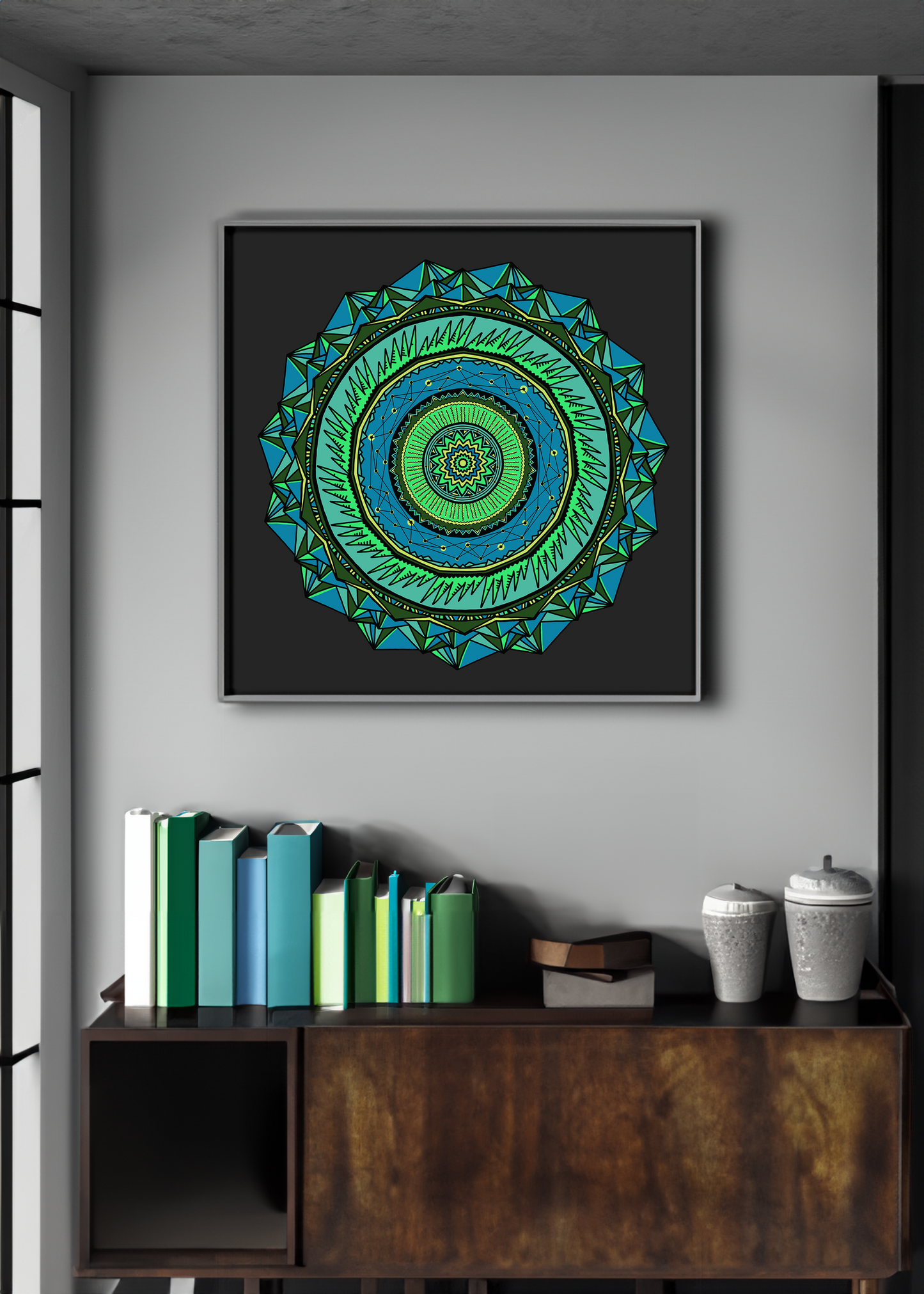Energycore Blue Art Print