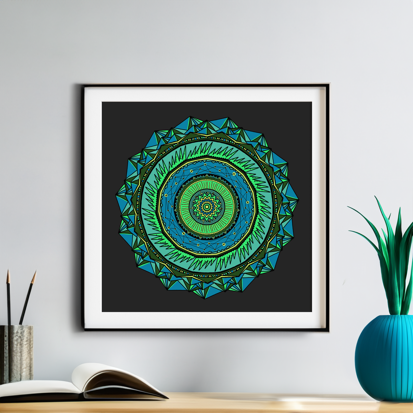 Energycore Blue Art Print