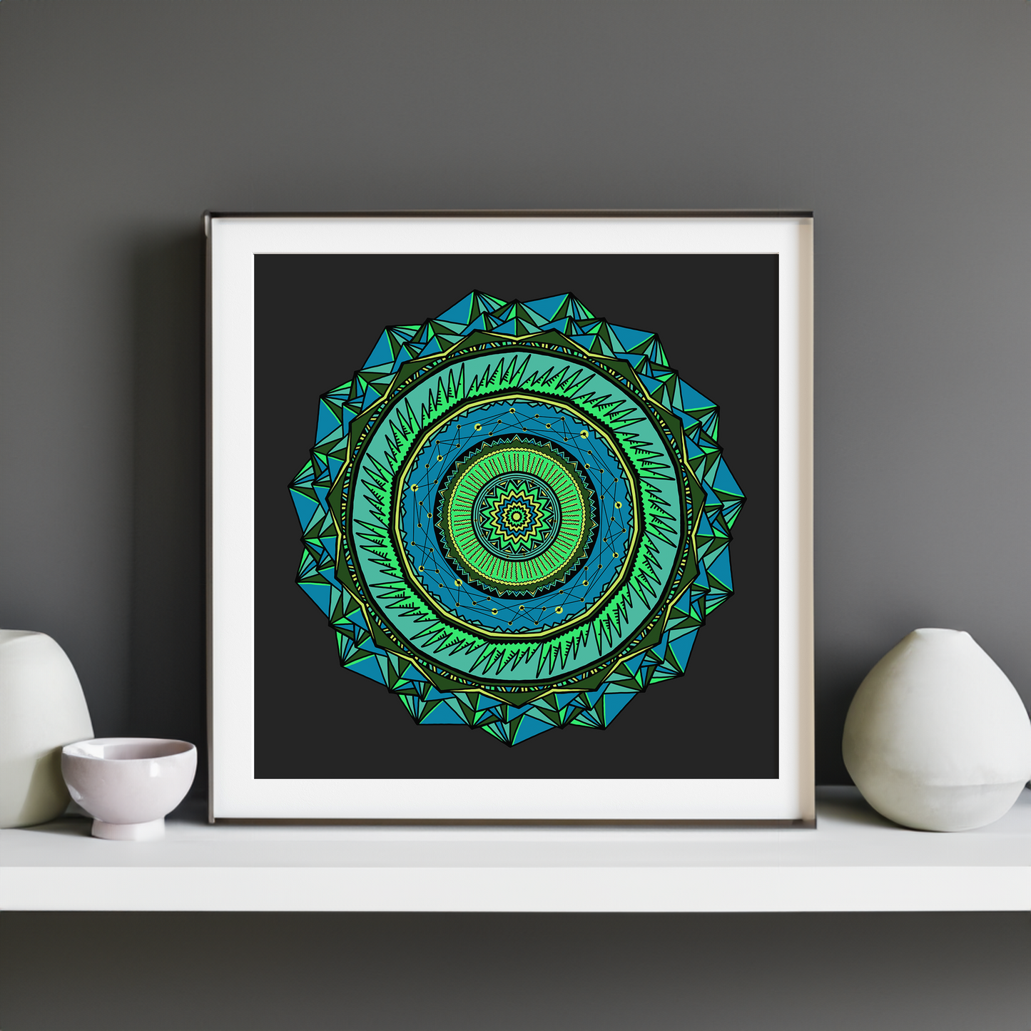 Energycore Blue Art Print