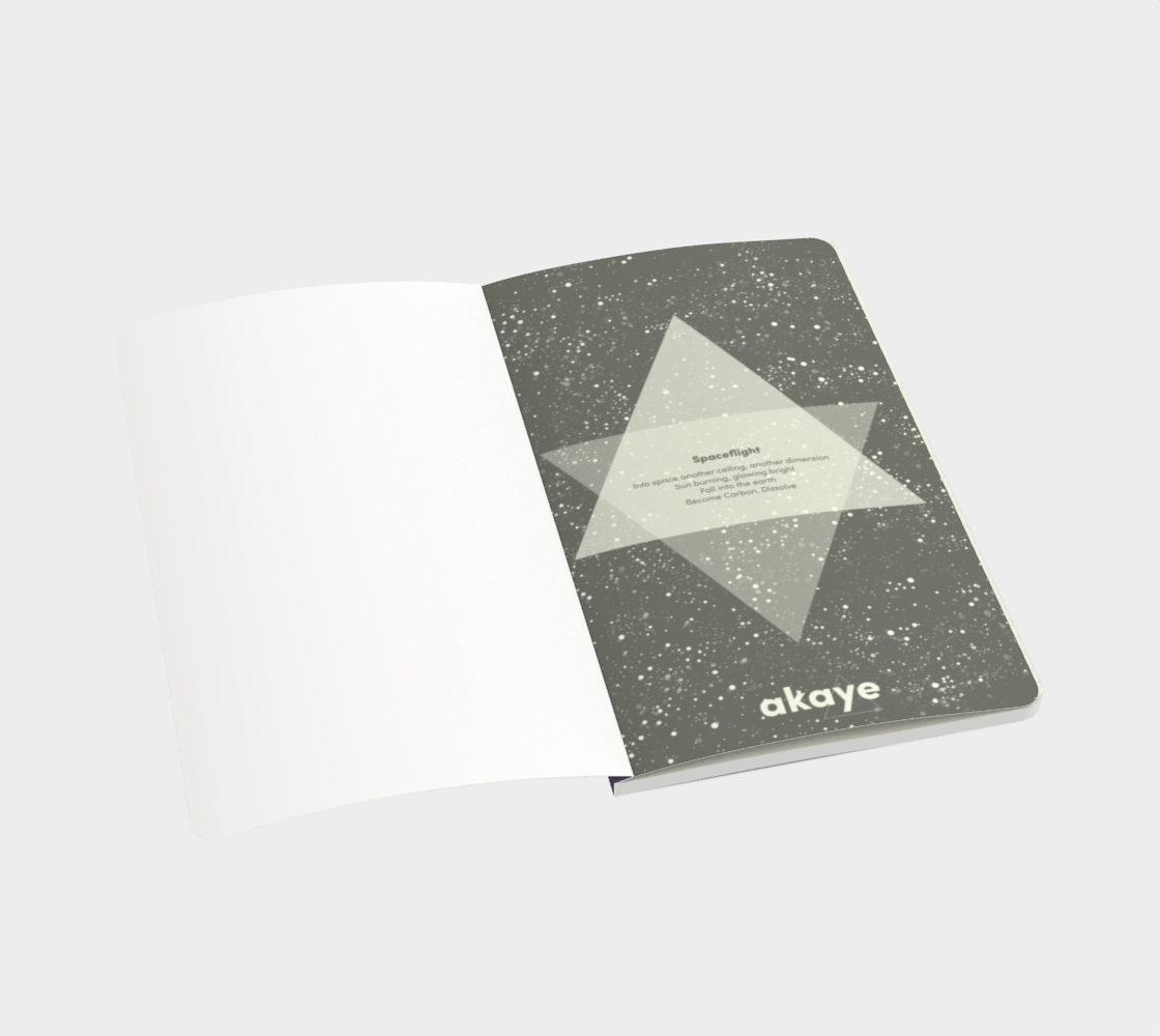 Spaceflight Cotton Candy Notebook