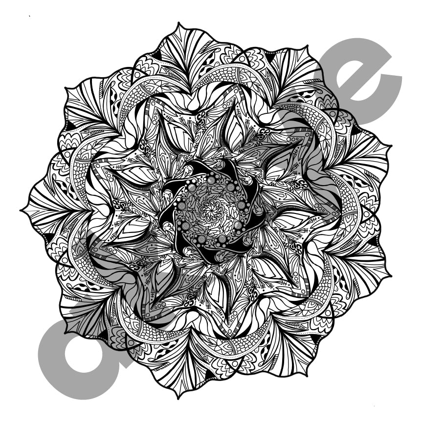 moodchrist coloring art sheet