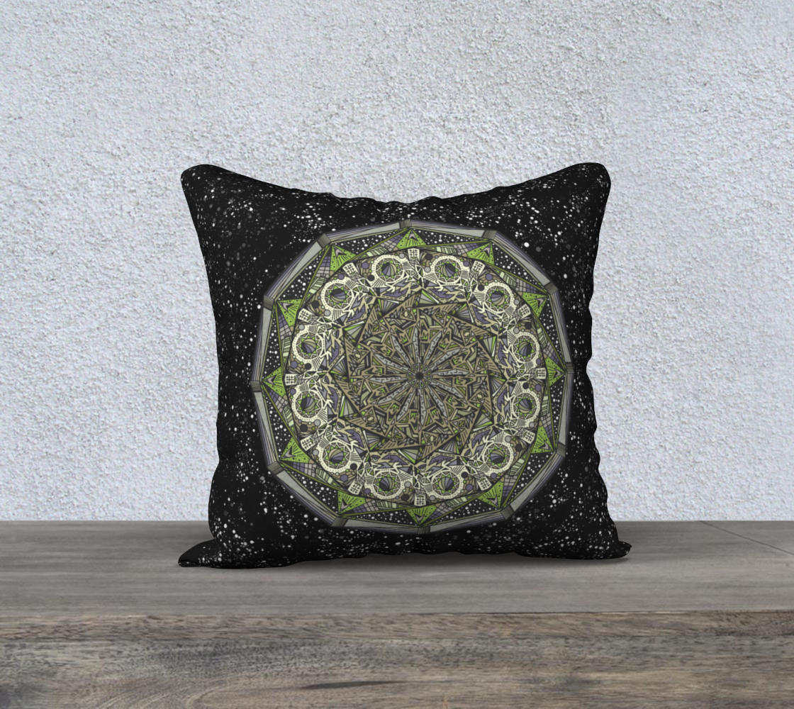 Spaceflight Alien Invasion Pillow